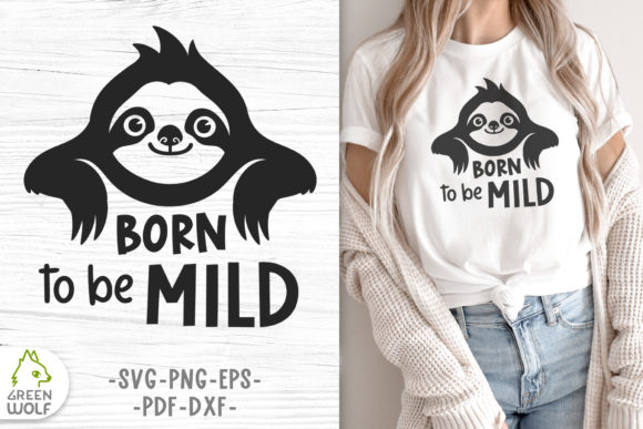 Cute Sloth SVG Design for Embroidery Projects