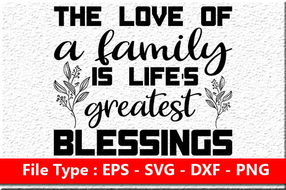 Family Quote Design for Crafts and Graphics