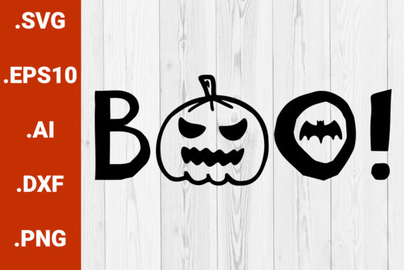 Halloween Boo Cricut Quote Graphics for Creative Crafts