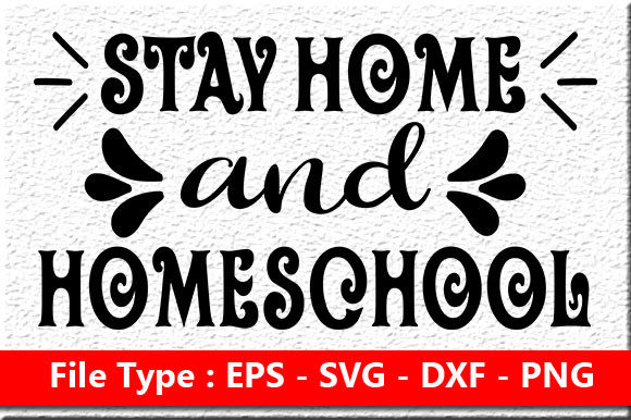 Homeschool Mom Quote Design for Crafts and Graphics