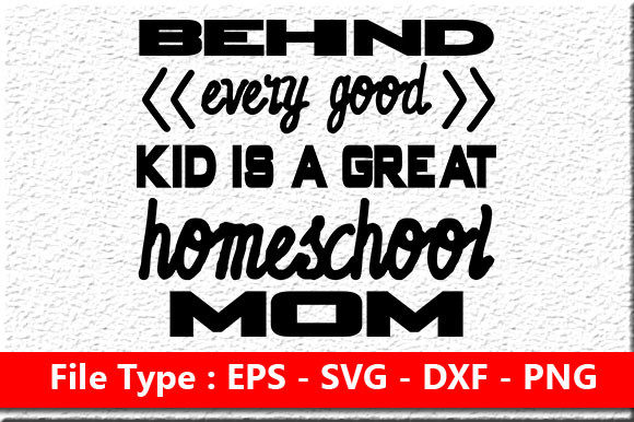 Homeschool Mom Quote Design for Crafts and Graphics