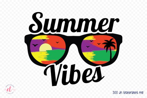 Summer Vibes Graphic Design for Crafts and Marketing