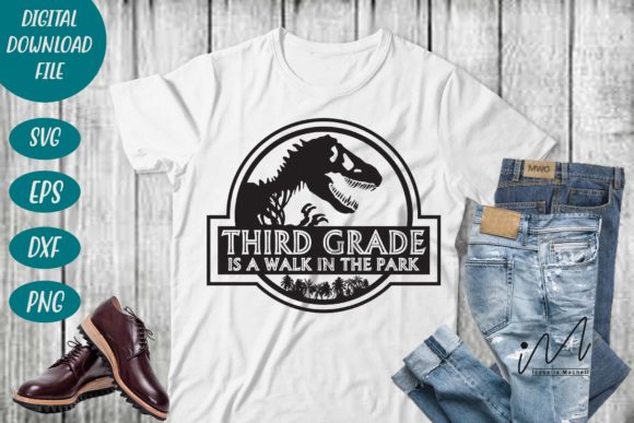 Third Grade is a Walk in the Park SVG for Crafts and Graphics