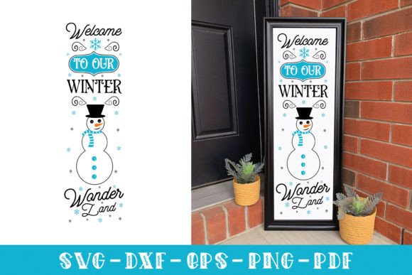 Welcome to Our Winter Wonderland SVG - A Graphic Design Asset for Crafts
